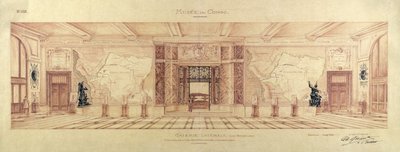 Galerie latérale du Musée du Congo à Tervueren, 1909 - Charles Louis Girault